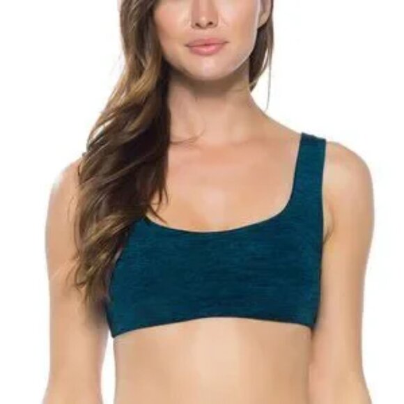 Becca Swim Mesa Verde Scoop Neck Bralette Top (size S) NWT - Picture 4 of 5